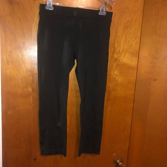 𝅺betabrand dark gray crop pants size small - Picture 1 of 4